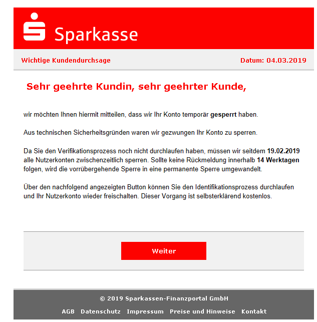 Phishing-Radar: Aktuelle Warnungen | Verbraucherzentrale.de